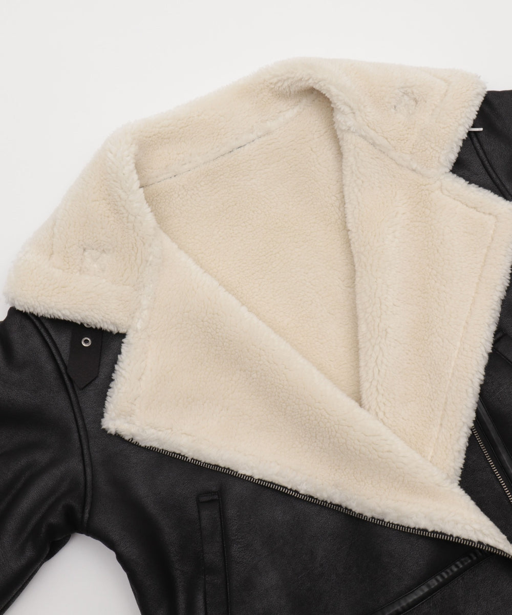 フェイクムートンボアジャケット