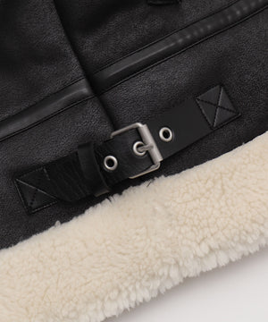 フェイクムートンボアジャケット