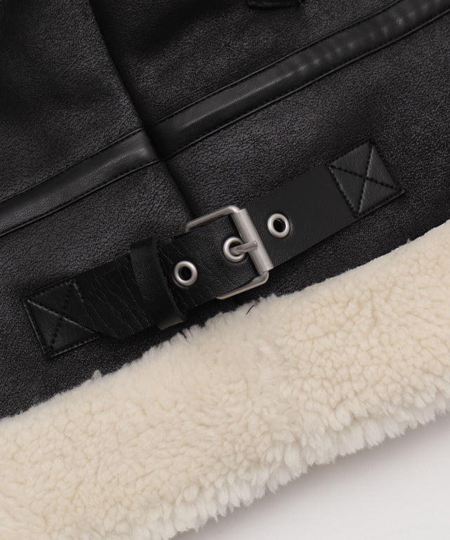 フェイクムートンボアジャケット