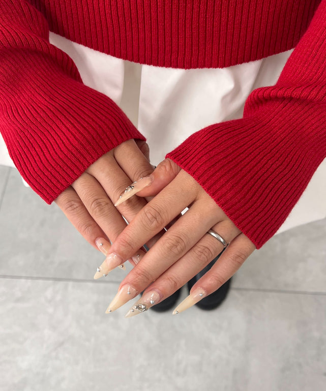 リブタートルニット