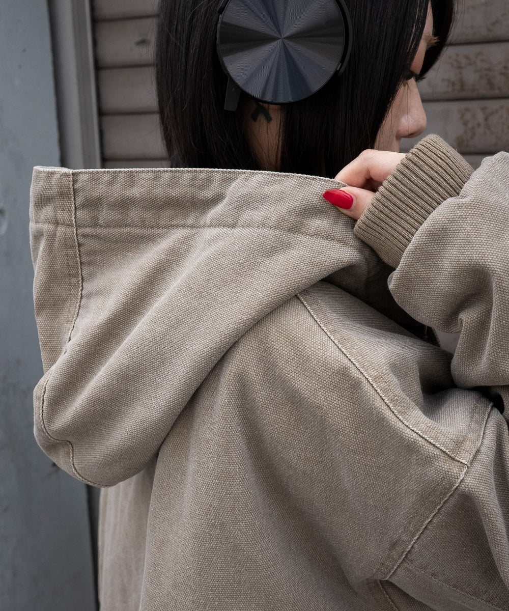 ワーカーズキルトフードブルゾン