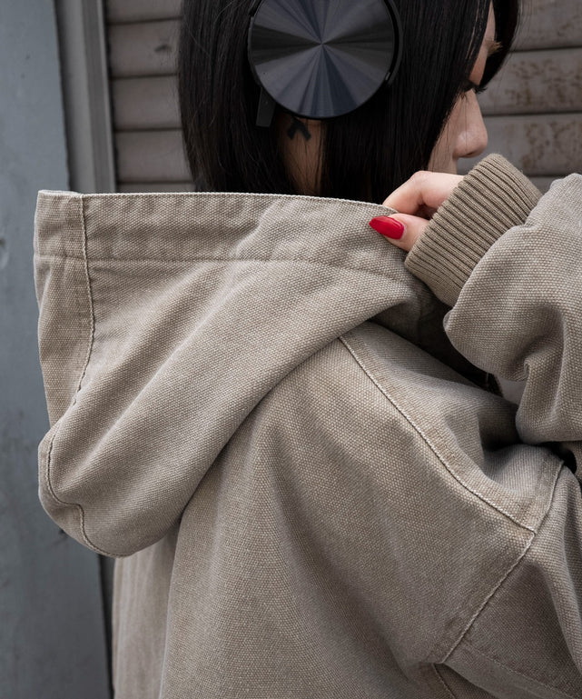 ワーカーズキルトフードブルゾン