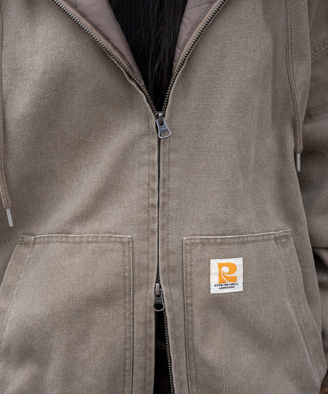 ワーカーズキルトフードブルゾン