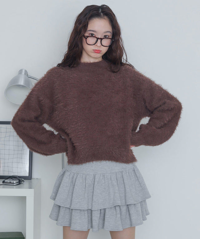 ブラウン　モデル：163cm F着用