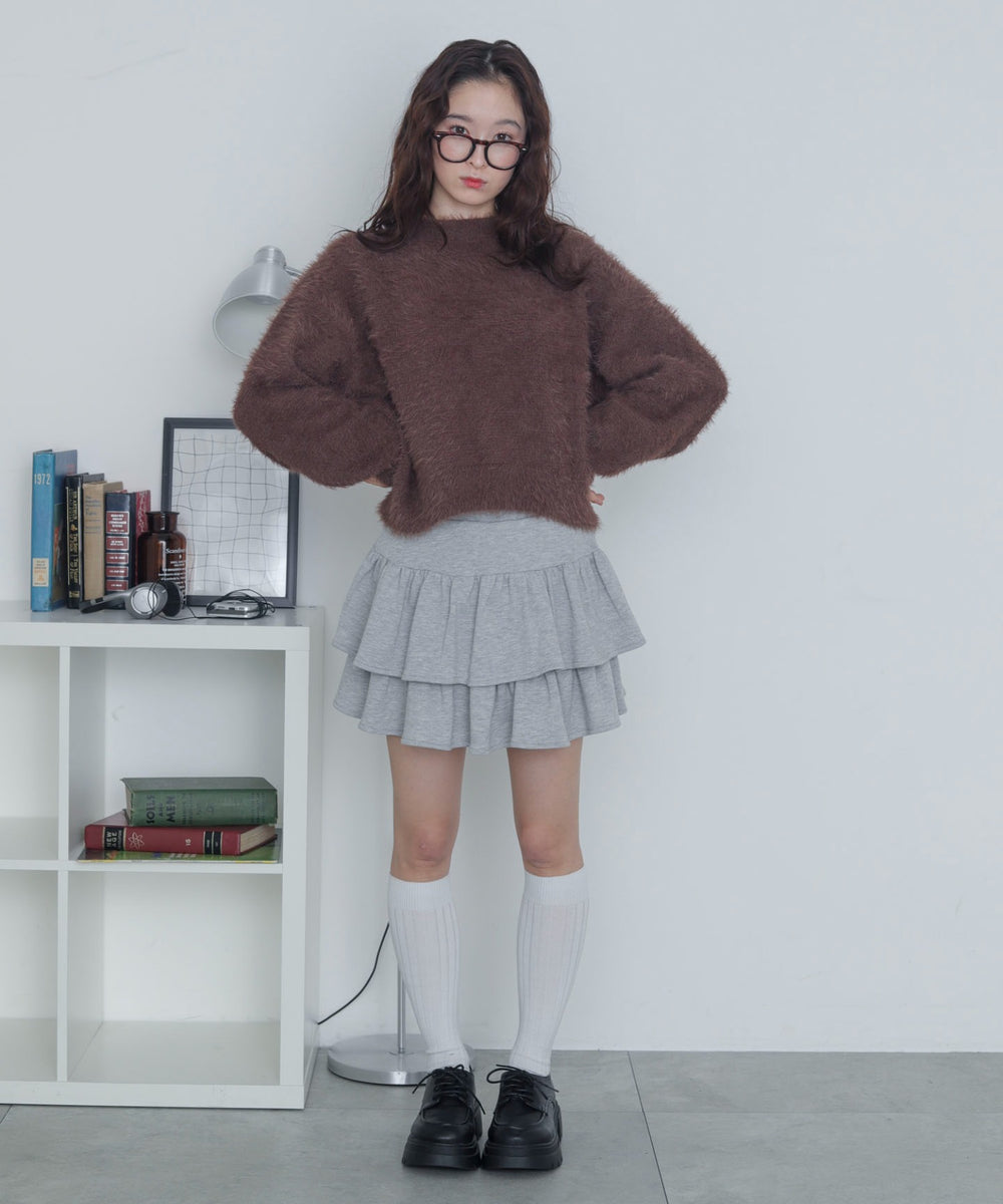 ブラウン　モデル：163cm F着用