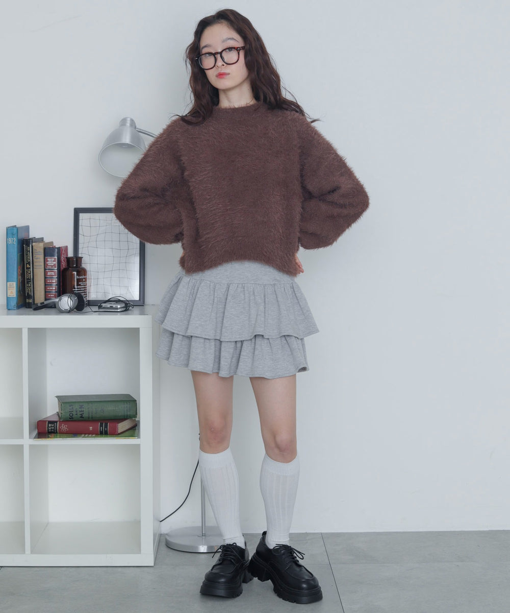 ブラウン　モデル：163cm F着用