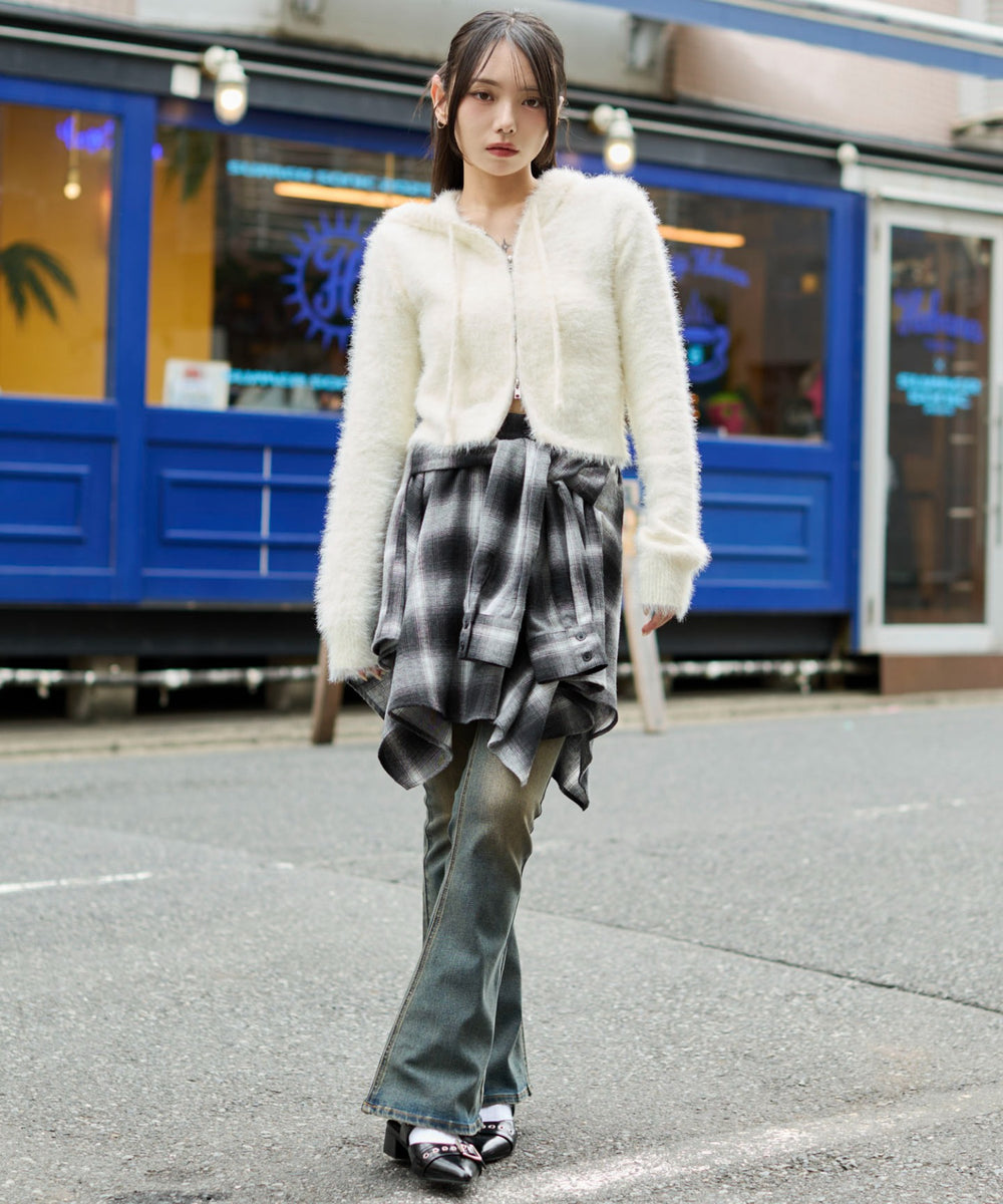 ホワイト　モデル：159cm F着用