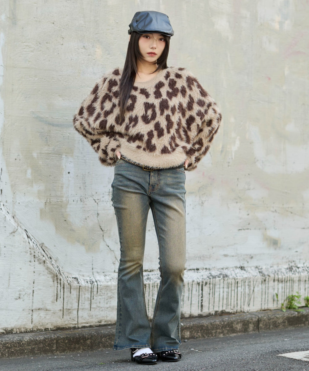 ベージュ　モデル：159cm F着用