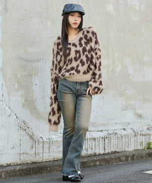 ベージュ　モデル：159cm F着用