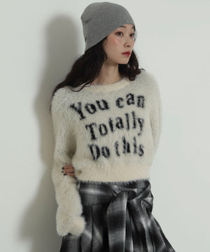 ホワイトアイボリー　モデル：161cm F着用