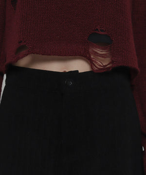 ジャガードハイウエストタイトショートパンツ