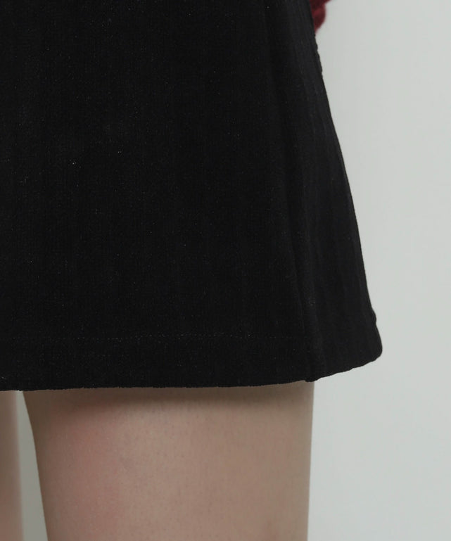 ジャガードハイウエストタイトショートパンツ