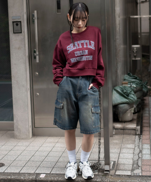 裏起毛グラフィックスウェット