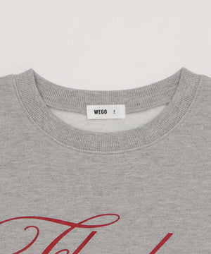 裏起毛グラフィックスウェット