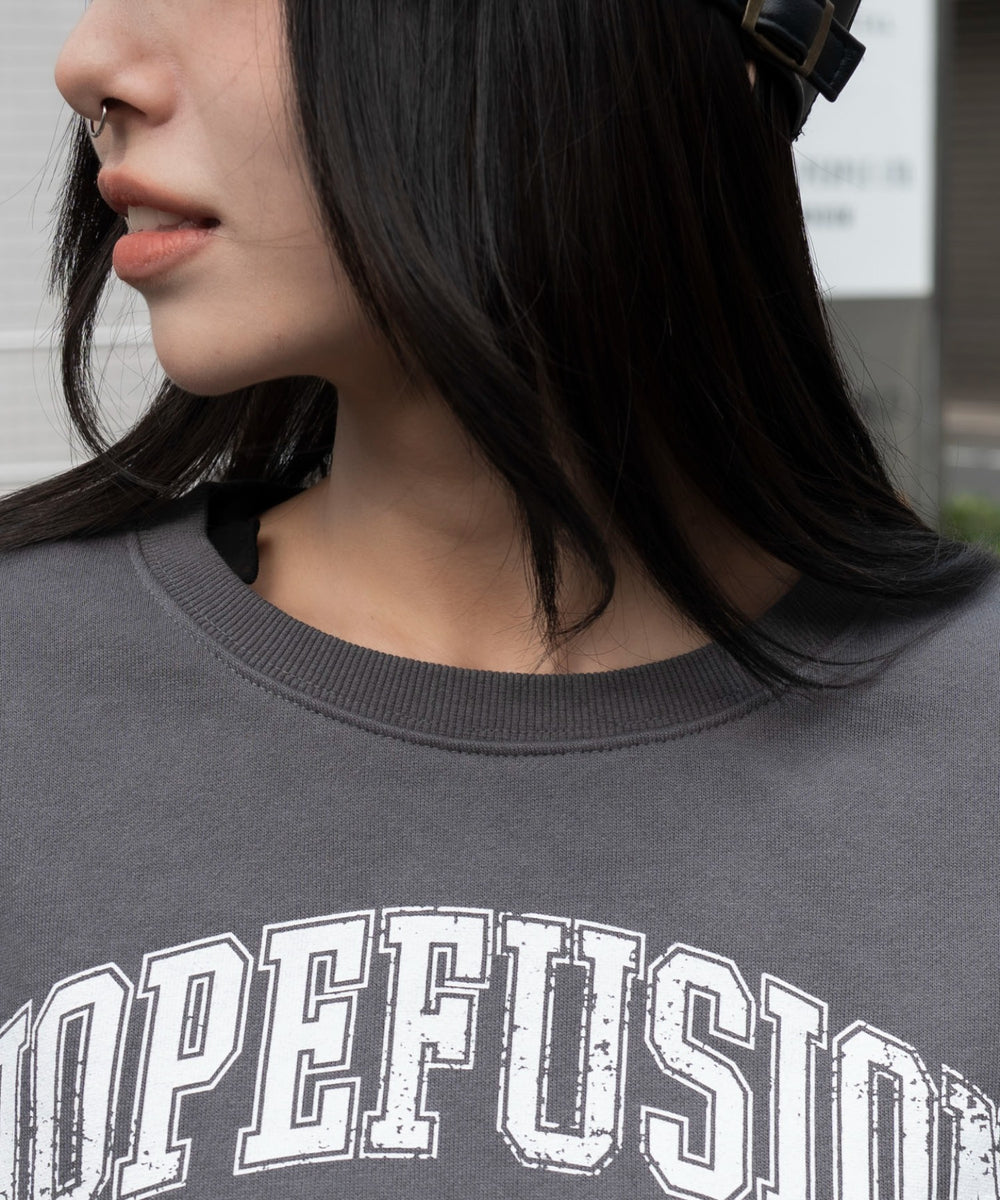 裏起毛グラフィックスウェット