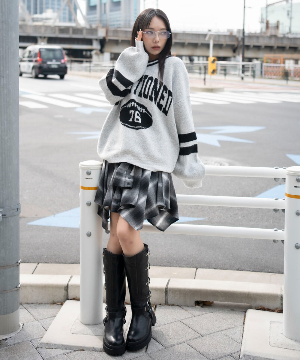 アッシュグレー　モデル：159cm F着用