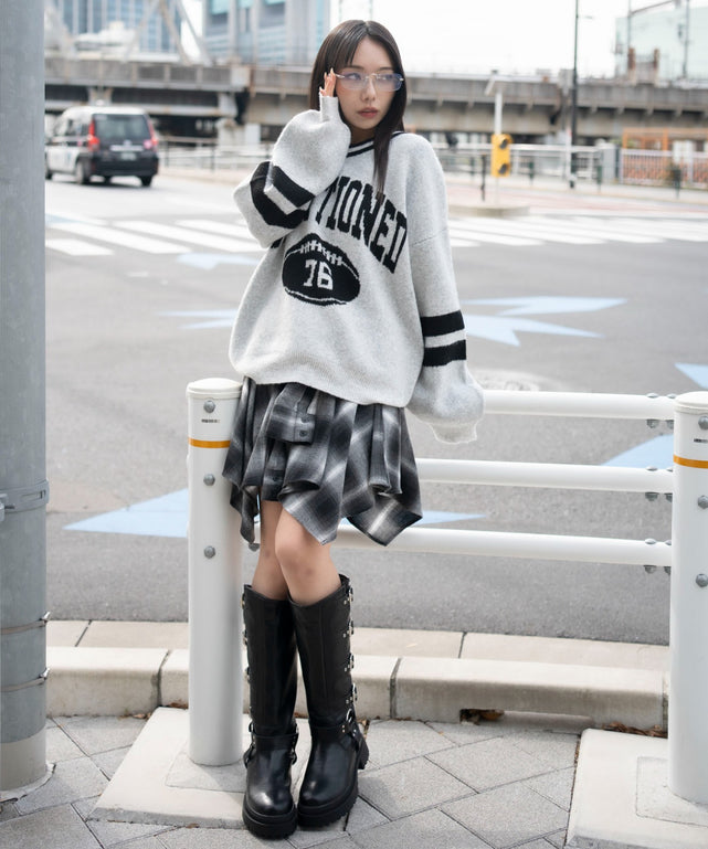 アッシュグレー　モデル：159cm F着用