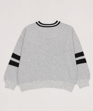 フラッフィーVネックニットBIGプルオーバー