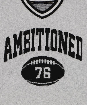 フラッフィーVネックニットBIGプルオーバー