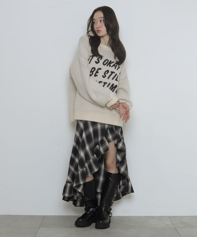 柄３　モデル：163cm F着用