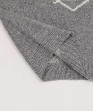 フラッフィーグラフィックニットBIGプルオーバー