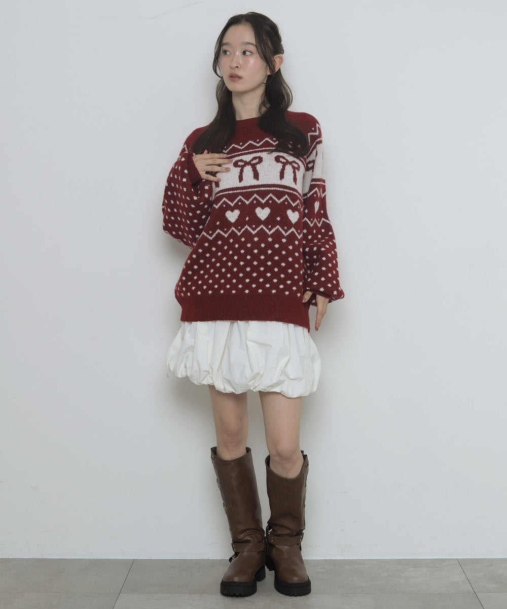 柄６　モデル：163cm F着用