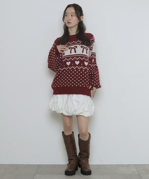 柄６　モデル：163cm F着用