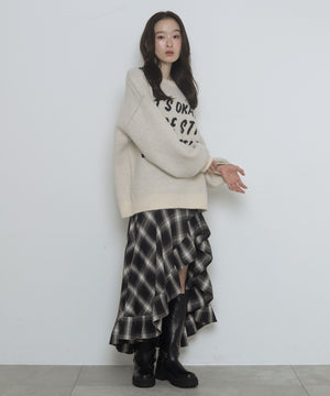 柄３　モデル：163cm F着用