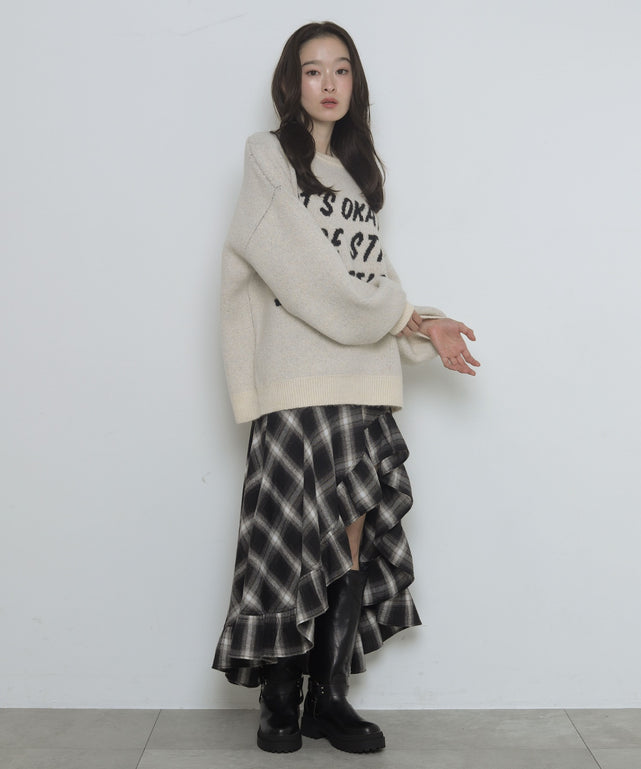 柄３　モデル：163cm F着用