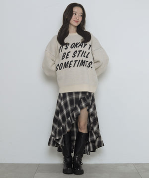 柄３　モデル：163cm F着用