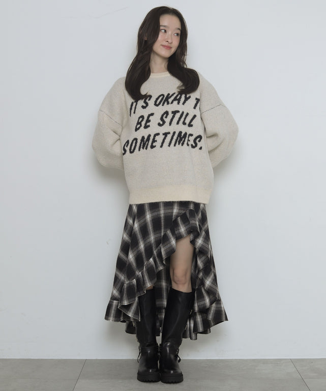 柄３　モデル：163cm F着用