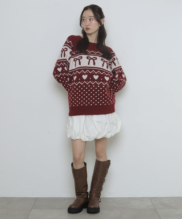 柄６　モデル：163cm F着用