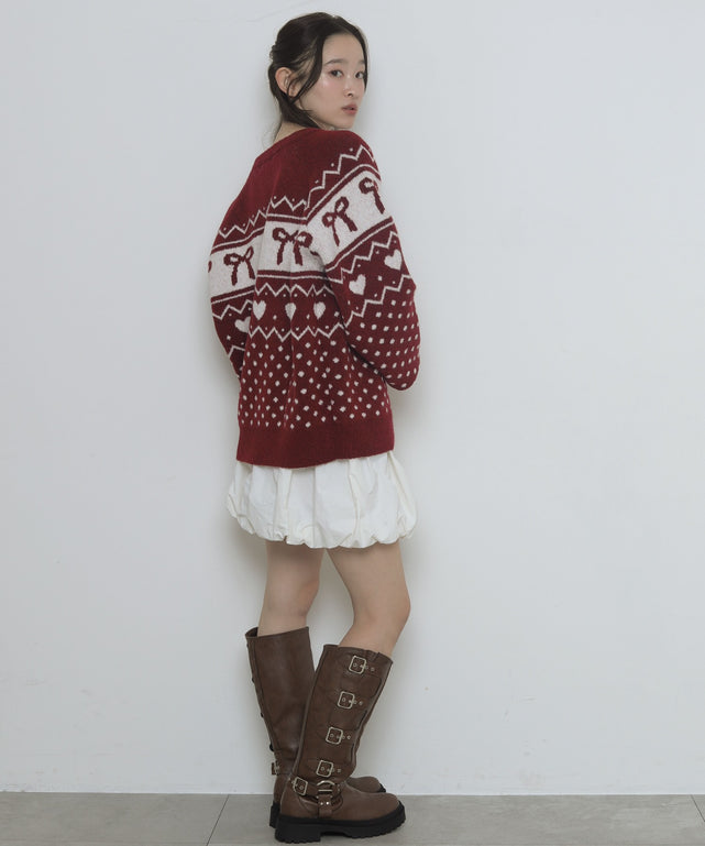 柄６　モデル：163cm F着用