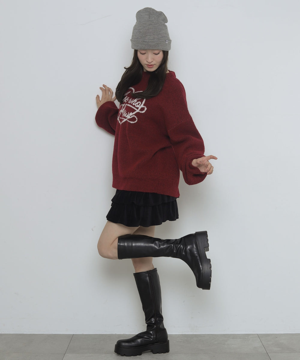 柄８　モデル：163cm F着用