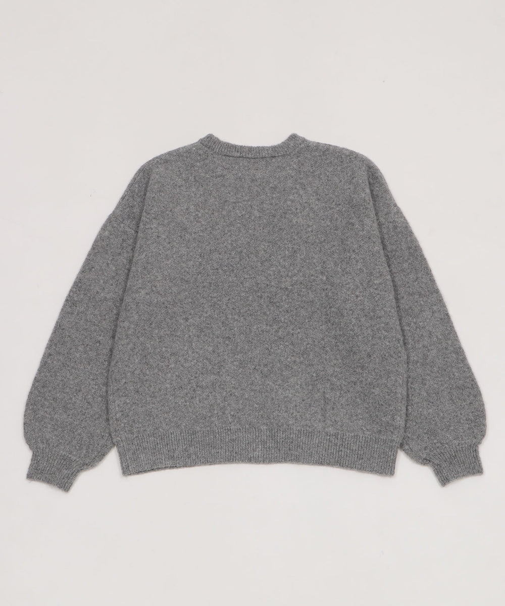 フラッフィーグラフィックニットBIGプルオーバー