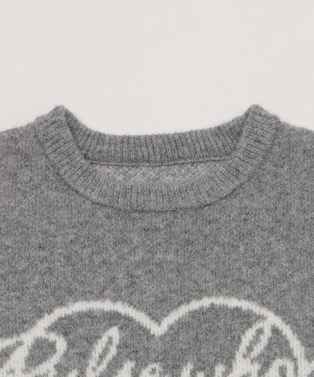 フラッフィーグラフィックニットBIGプルオーバー