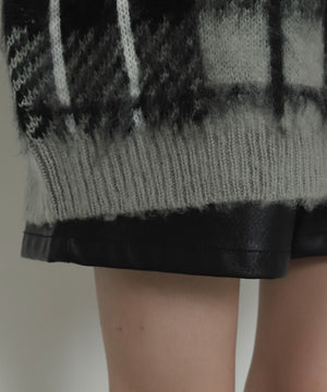 シャギーパターンニットBIGプルオーバー