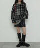 グレーチェック１　モデル：161cm F着用