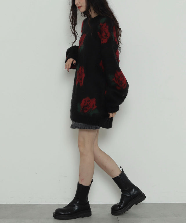 柄４　モデル：161cm F着用