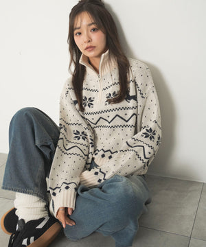 ホワイトアイボリー　モデル：165cm F着用