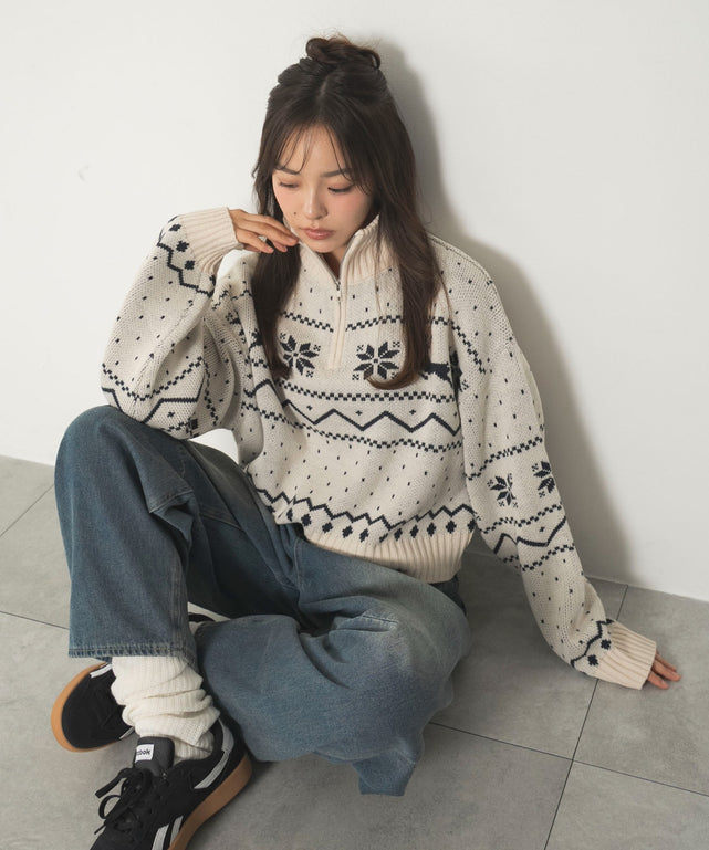 ホワイトアイボリー　モデル：165cm F着用