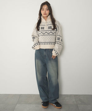 ホワイトアイボリー　モデル：165cm F着用