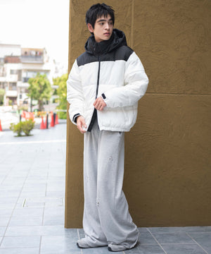 ホワイト　モデル：180㎝　L着用