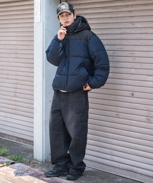 ネイビー　モデル：180㎝　L着用