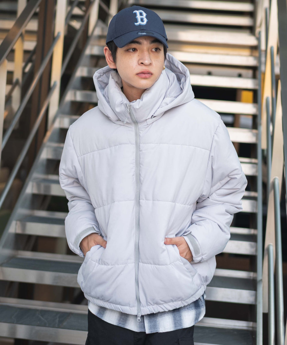 グレー　モデル：180㎝　L着用