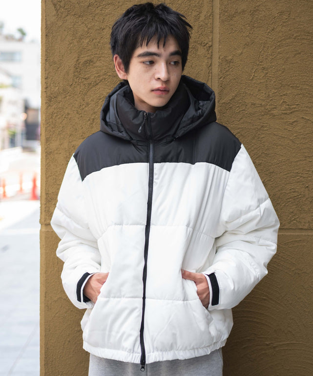 ホワイト　モデル：180㎝　L着用