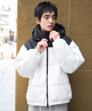 ホワイト　モデル：180㎝　L着用