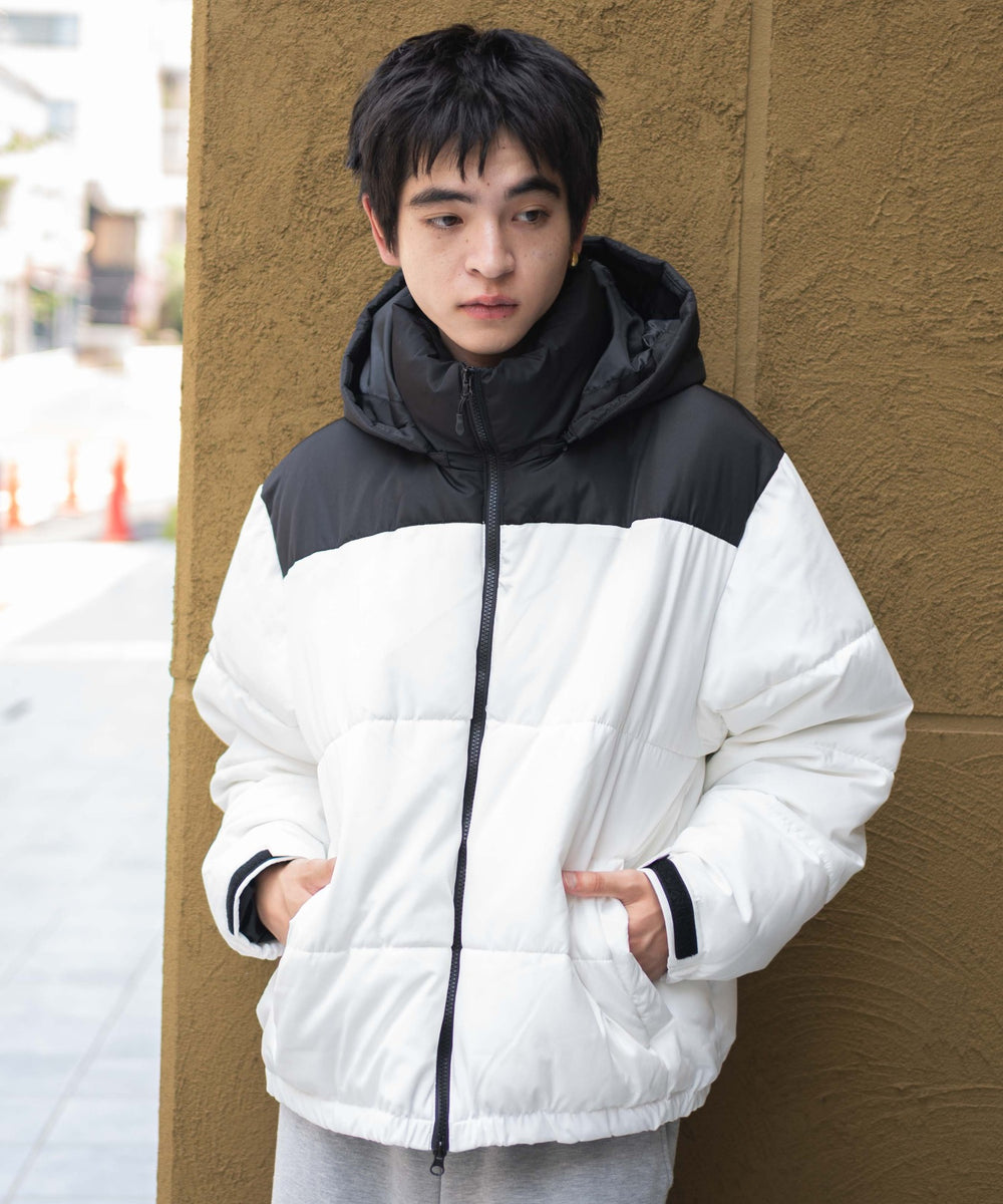 ホワイト　モデル：180㎝　L着用