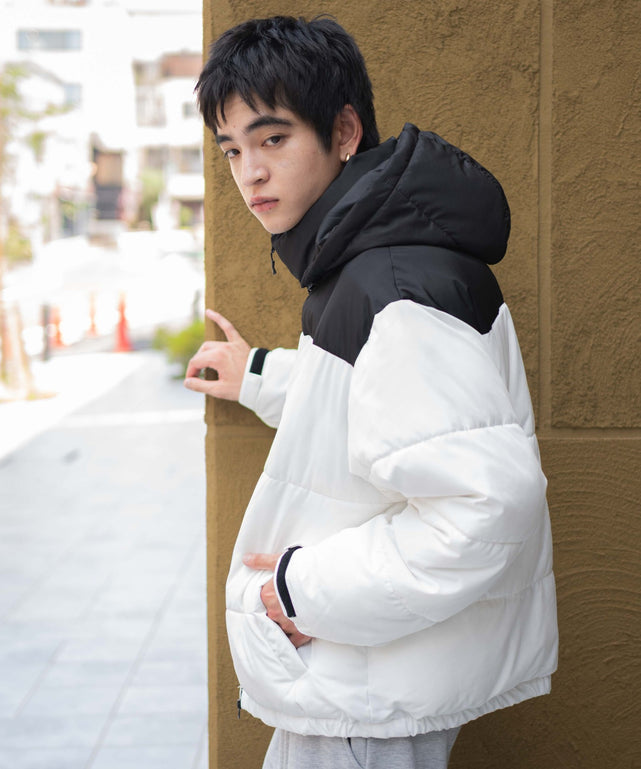 ホワイト　モデル：180㎝　L着用