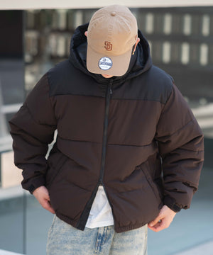 ブラウン　モデル：180㎝　L着用